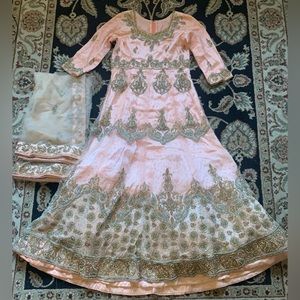 Indian Pakistani Bridal Dress Gharara Sharara Gown Dress Anarkali Salwar Kameez